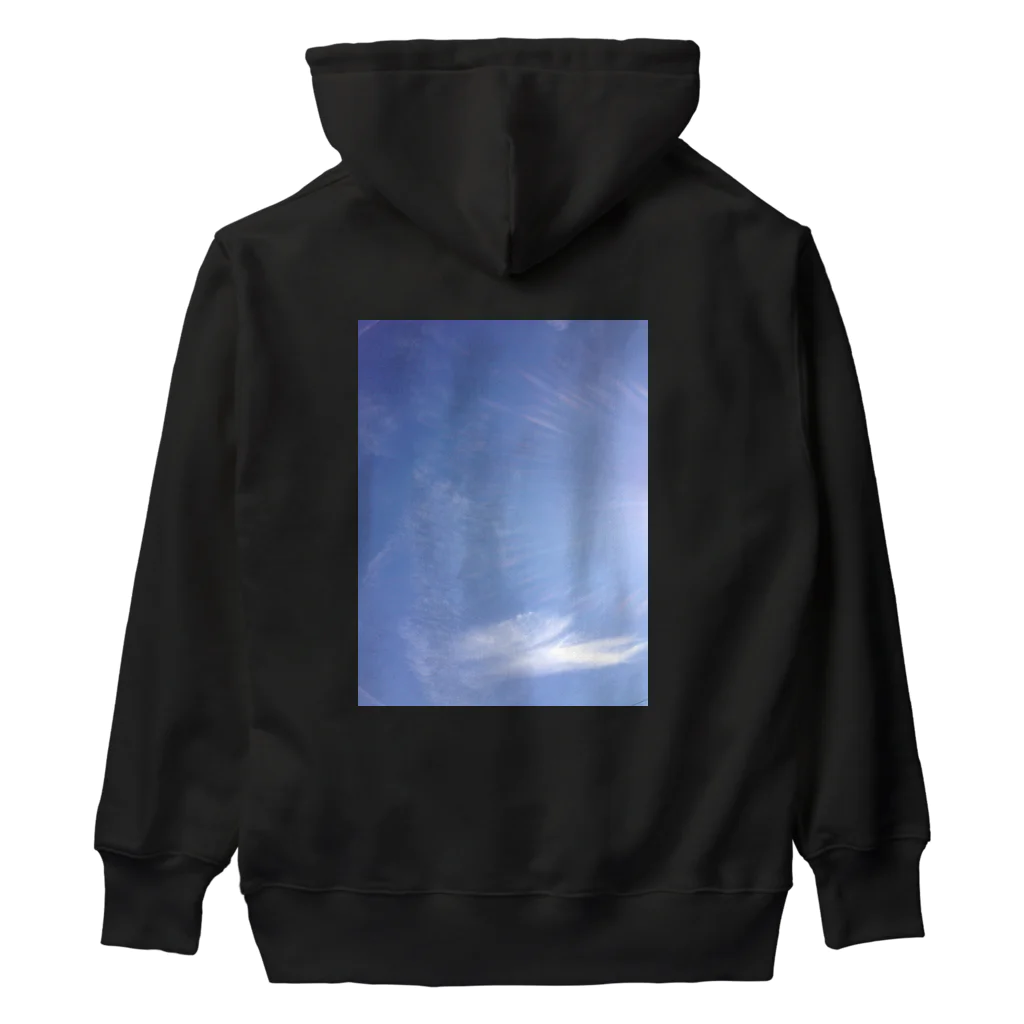 たばすこあまがえるのJumping Whale【空のことば】 Heavyweight Hoodie