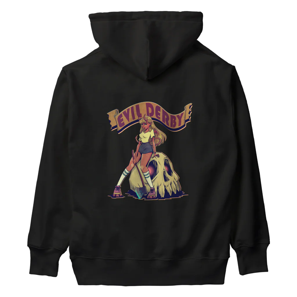 nidan-illustrationの"Evil Derby" Heavyweight Hoodie