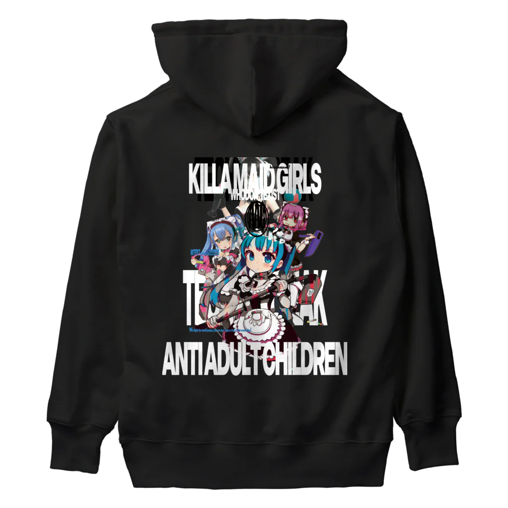 ANTI ADDULT CHILDREN®のTECHNOBREAK(KILLA MAID GIRLS) /HEAVY WEIGHT HOODIE ヘビーウェイトパーカー