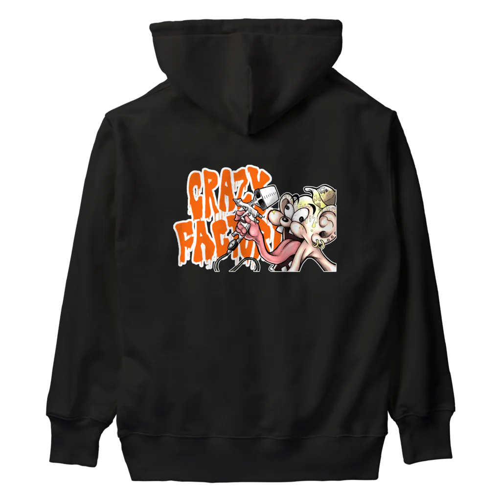 crazy factoryの爆音ニンジン Heavyweight Hoodie