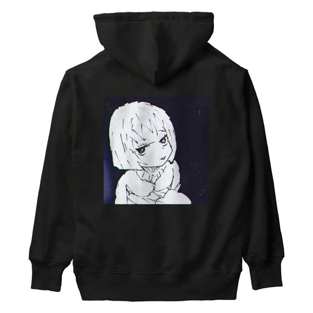 阿弥陀クジオの暇しちゃってるガール Heavyweight Hoodie