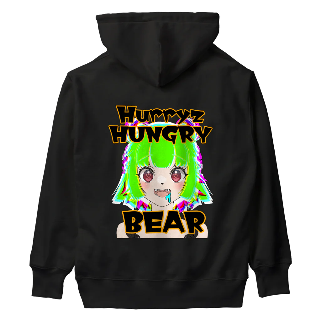 Hurryz HUNGRY BEARのHurryz HUNGRY BEARギャル☆ Heavyweight Hoodie