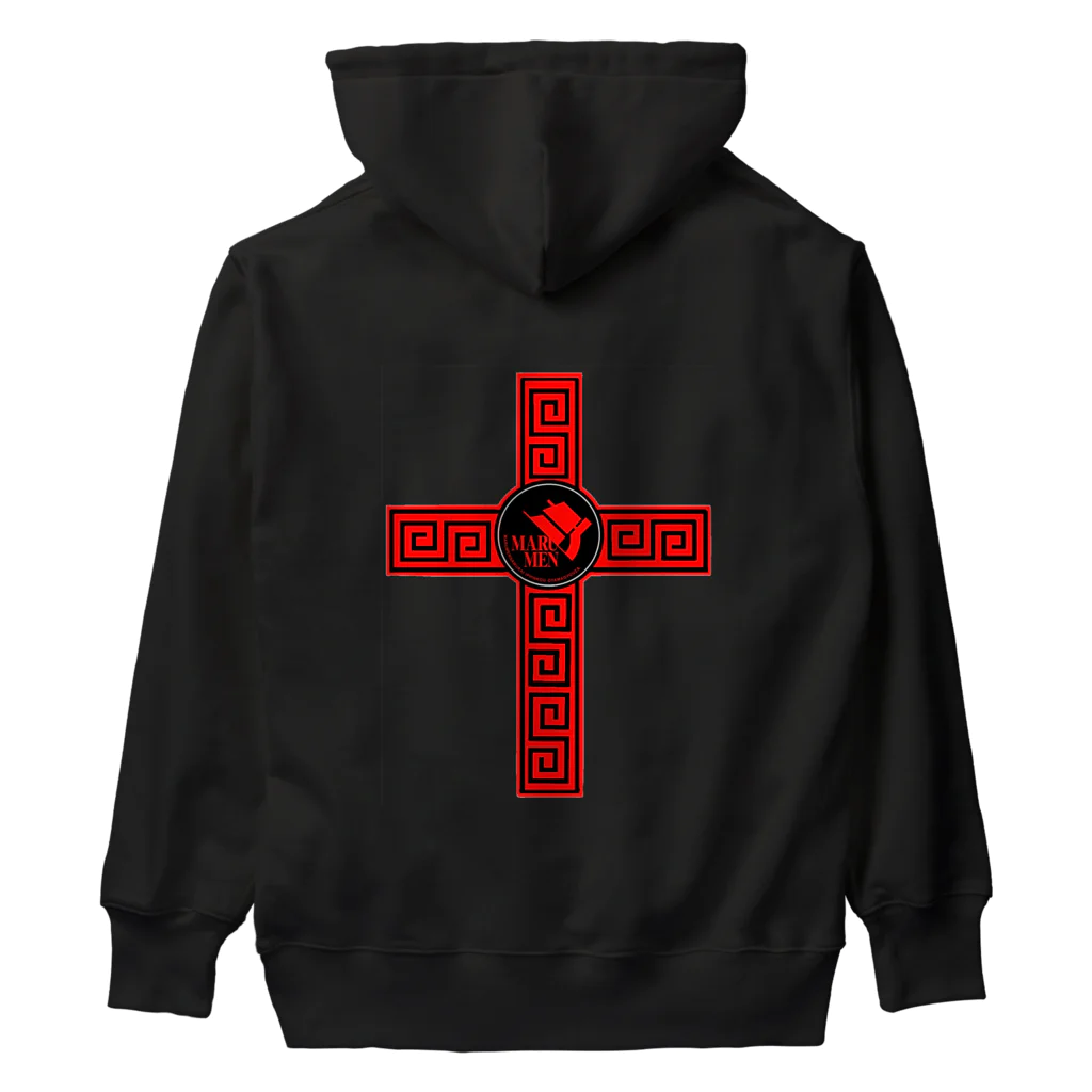 一品香小山の店主のイタズラの一品香『丸麺侍‪✝️』 Heavyweight Hoodie