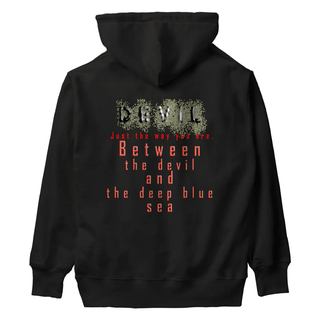 PALA's SHOP　cool、シュール、古風、和風、のDEVIL　「Just the way you are .」 Heavyweight Hoodie