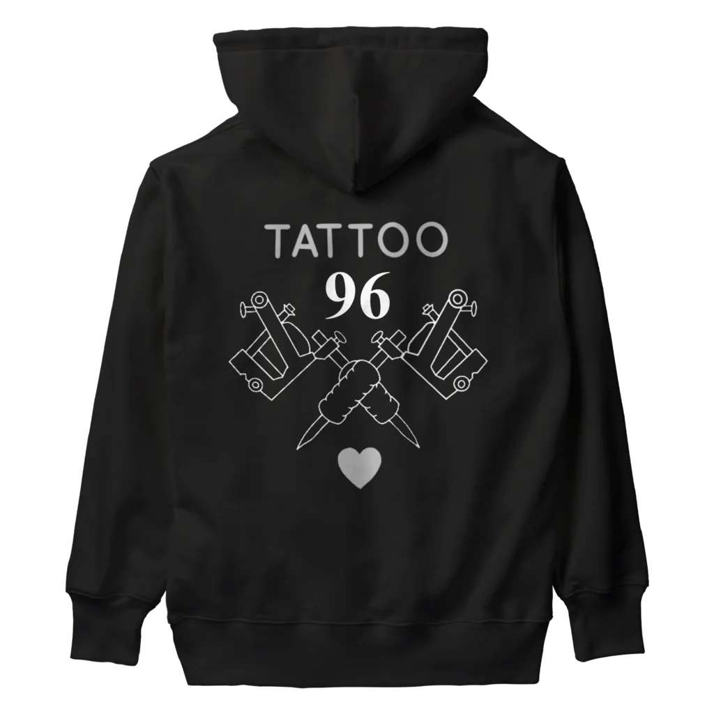 96tattooの96tattoo ヘビーウェイトパーカー