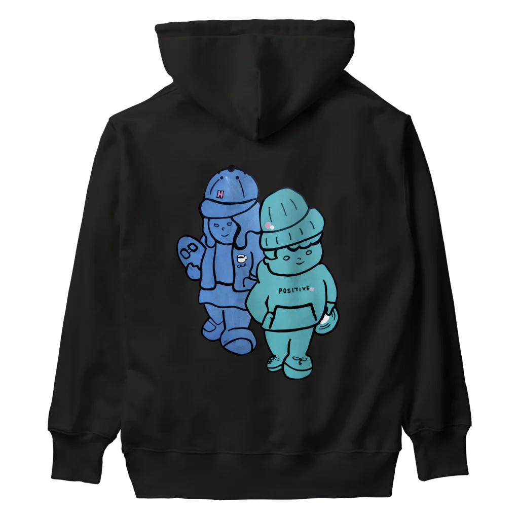 trackmakerのシティボーイくんとシティガールちゃん Heavyweight Hoodie