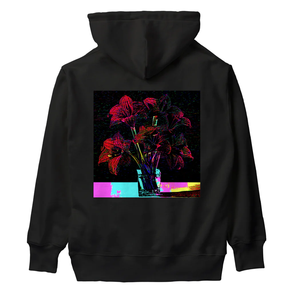 水草のサイケデリックなアマリリス Ⅱ Heavyweight Hoodie