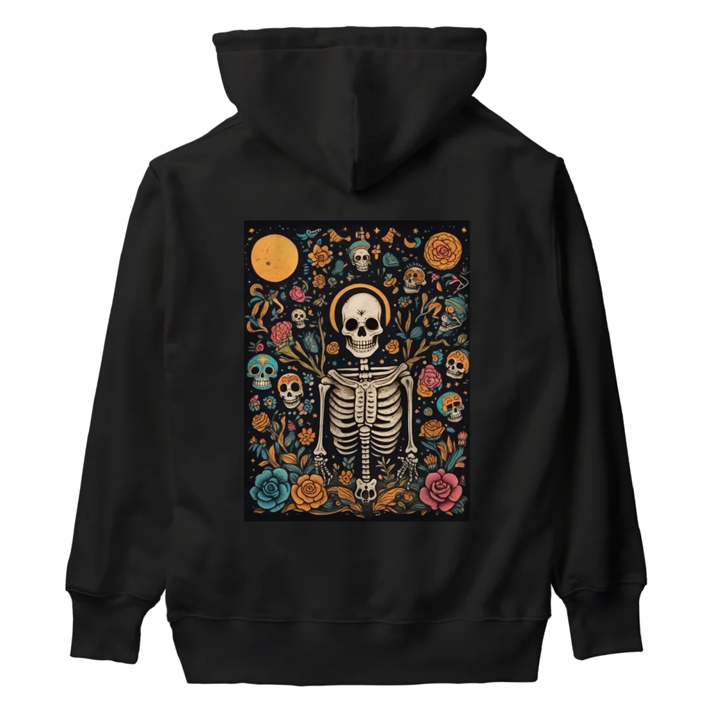 Skull sectionの月とドクロ Heavyweight Hoodie