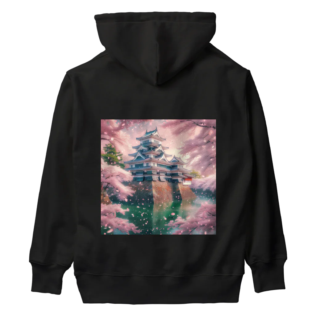 ANTARESの桜にお城 Heavyweight Hoodie