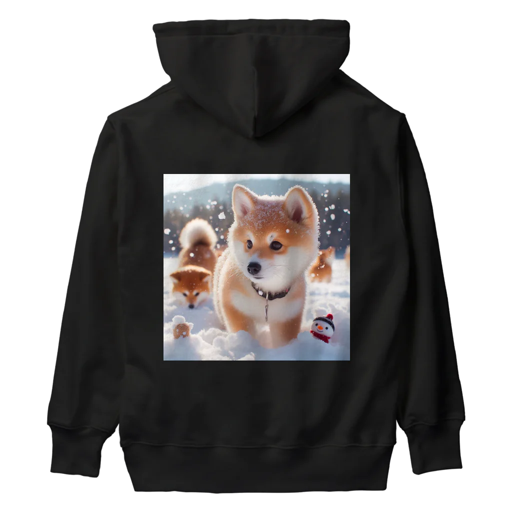 ANTARESのモフモフ歩きにくい（柴犬） Heavyweight Hoodie