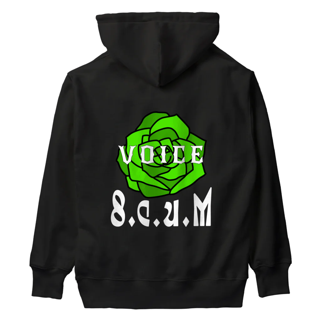 Voice BrandのVOICE ROSE LOGO ヘビーウェイトパーカー