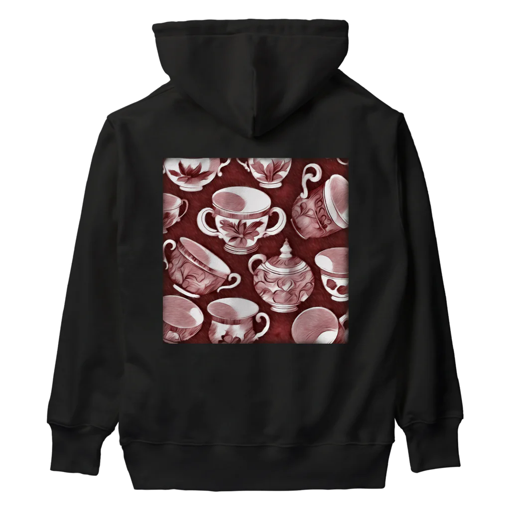 (っ◔◡◔)っ ♥ Le Petit Trésor ♥の花の詩カップ(The Flower Poetry Cup) Heavyweight Hoodie