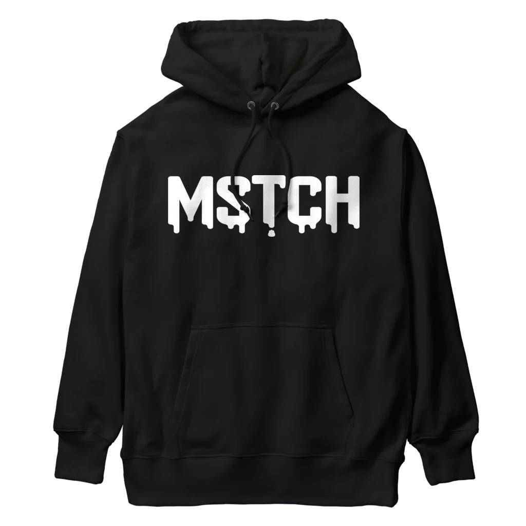 MUSUTCH（むすっち） SHOPのMSTCH白ロゴヘビーウェイトパーカー ヘビーウェイトパーカー