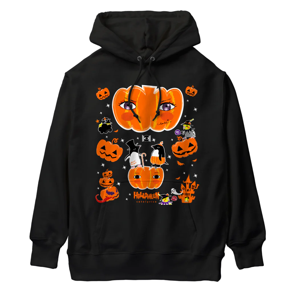 LittleLoroのTHE GREAT PUMPKIN カボチャ大王のお出まし アデリーペンギン オカメインコ Heavyweight Hoodie