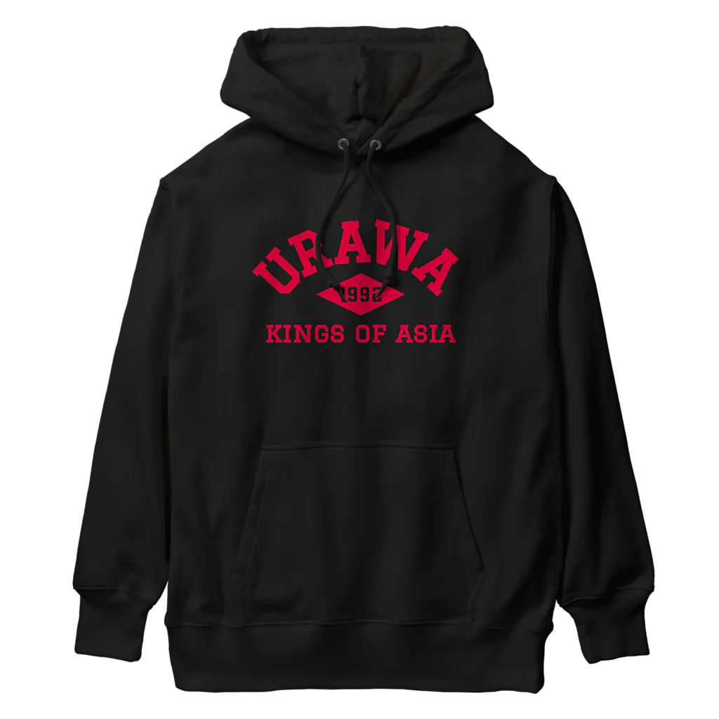 ギャラン浦和のURAWA KINGS OF ASIA カレッジロゴ RD apparel ヘビーウェイトパーカー
