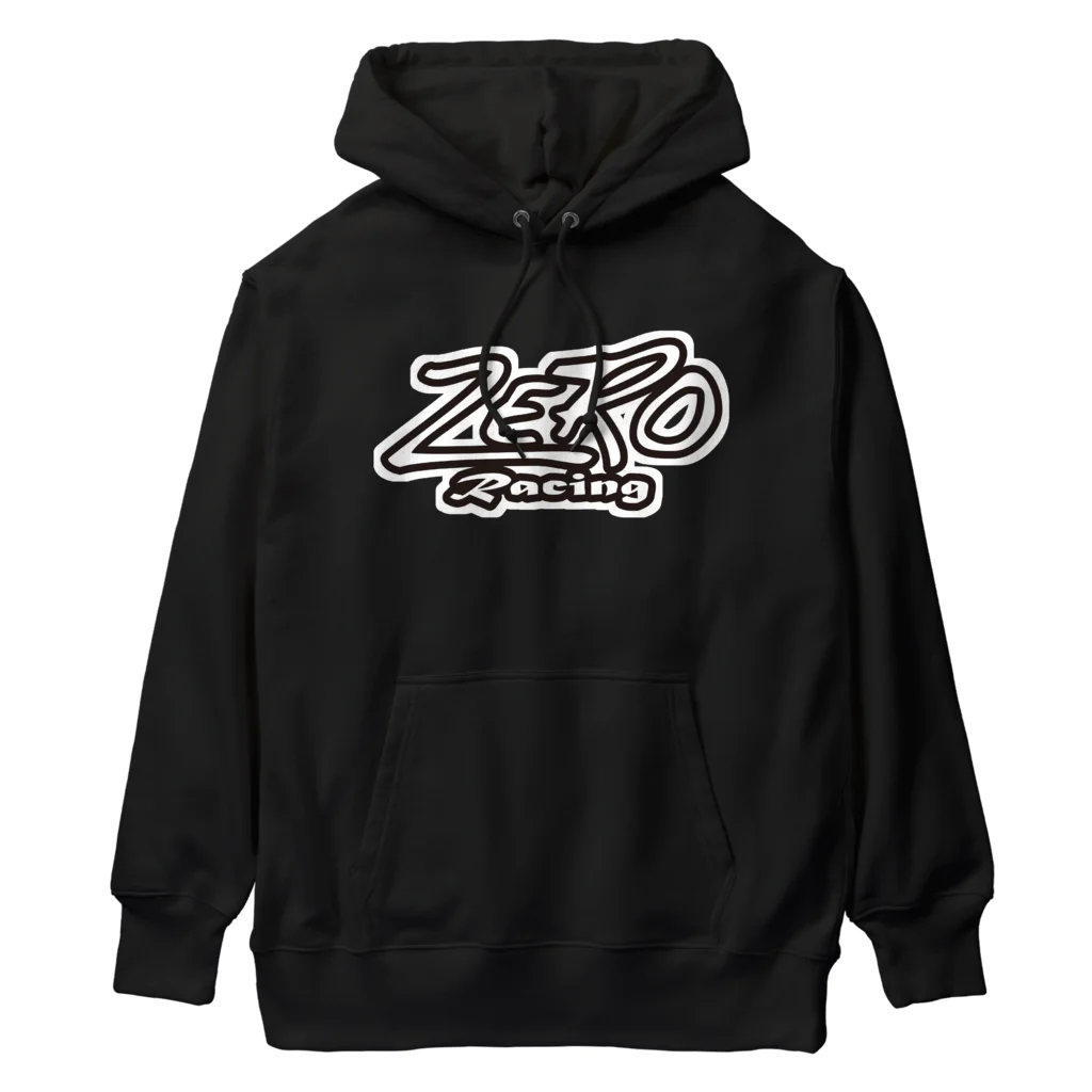 ゼロレーシングショップのZEROロゴ ヘビーウェイトパーカー