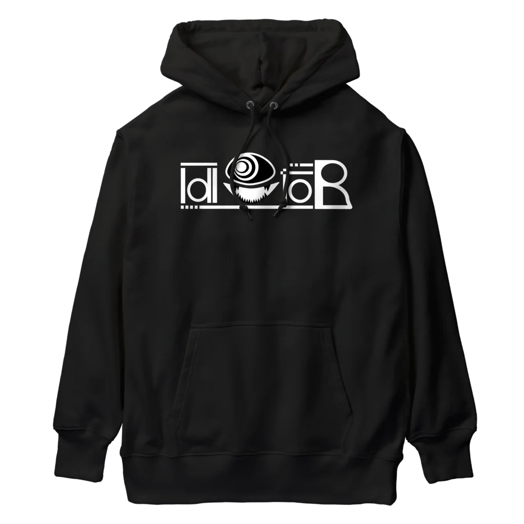 idiotoRのIdiotorロゴ（左目） Heavyweight Hoodie