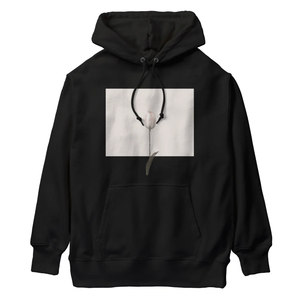 rilybiiのantique peach milk tea × logo message Heavyweight Hoodie