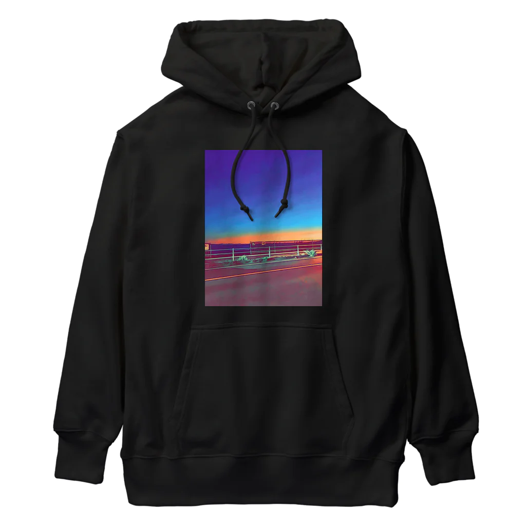 わらしゃんどの夕暮れ Heavyweight Hoodie