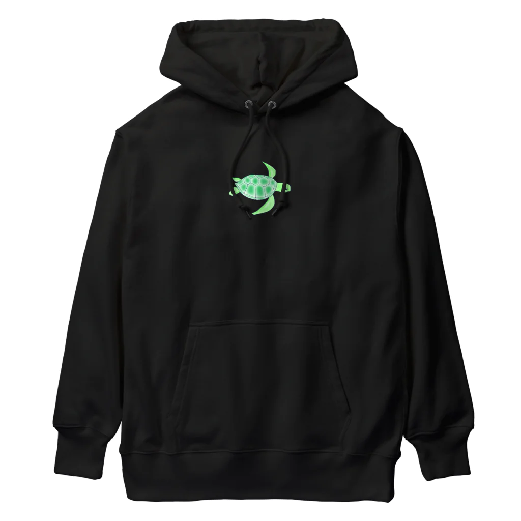 LalaHangeulの海亀さん　ハングルデザイン③ Heavyweight Hoodie