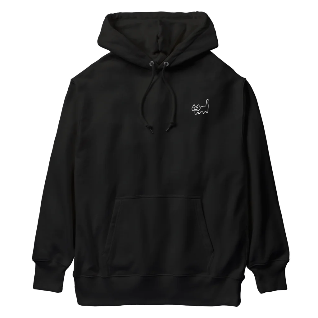 ねこ先生のネコワンポイントパーカー Heavyweight Hoodie