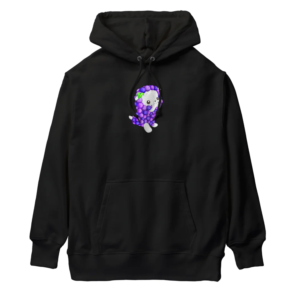 satoayaのアニマルカフェのフルーツアニマル　ブドウヒツジ Heavyweight Hoodie