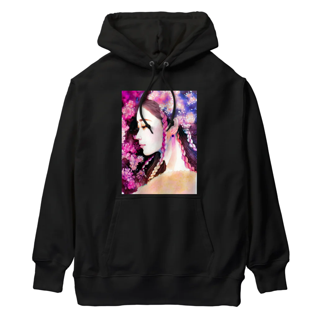 TRIPRATENSEの桃色の華 Heavyweight Hoodie