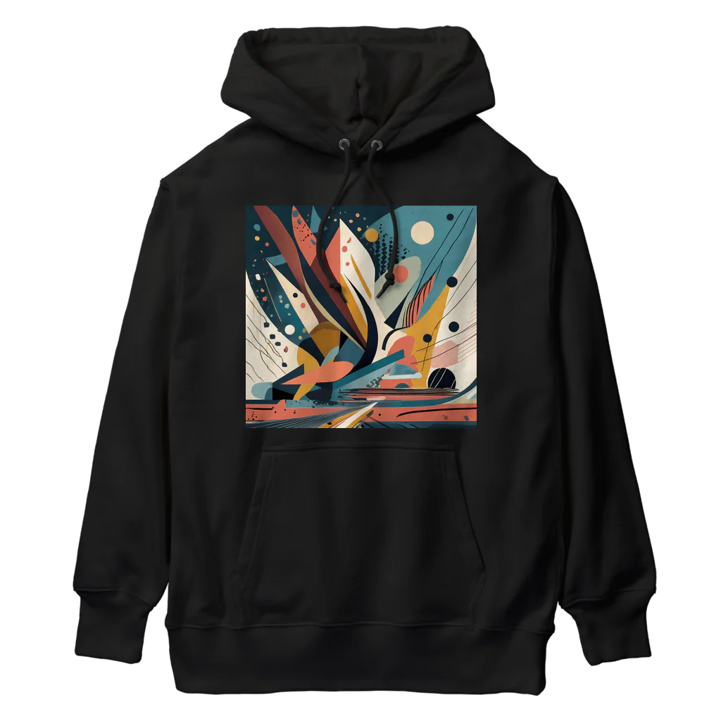 のんびりアート工房のガラクタアート Heavyweight Hoodie