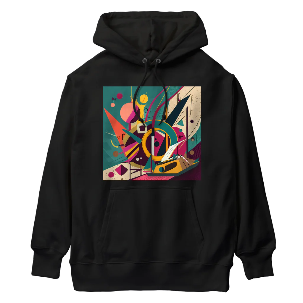 のんびりアート工房のガラクタアート Heavyweight Hoodie