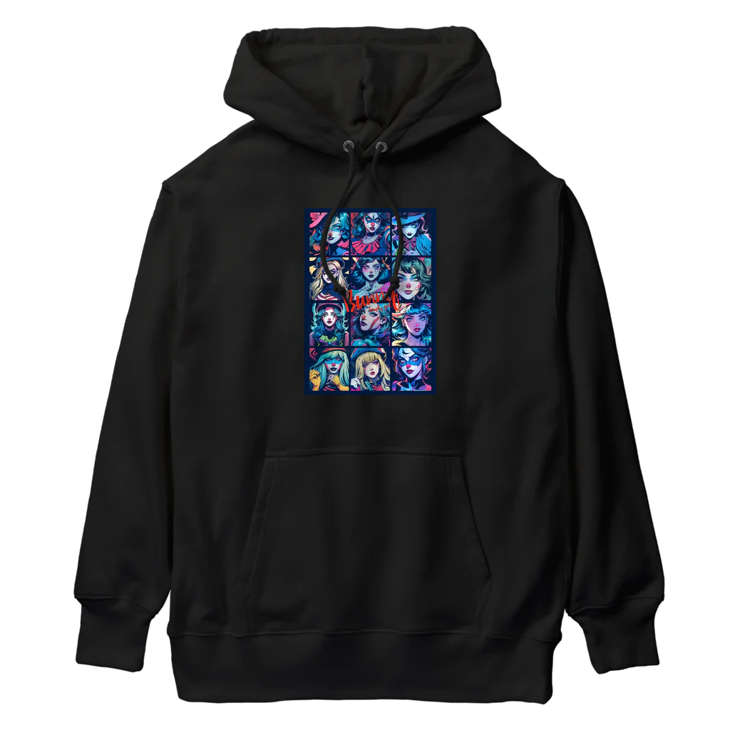 BUNNY-ONLINEのBUNNY-ART No.02 アメコミヴィンテージ Heavyweight Hoodie