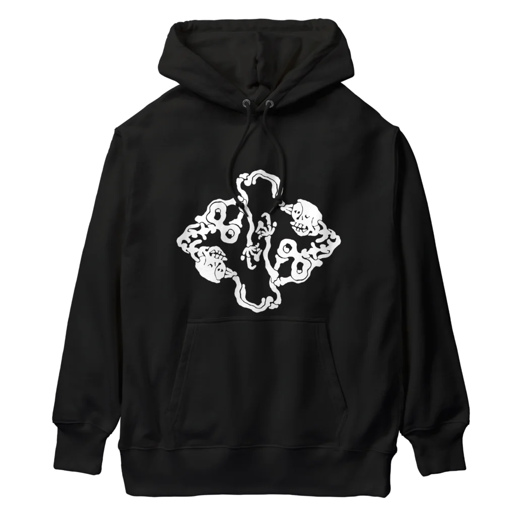 奇天烈紋身所のMujoh 巴髑髏 Heavyweight Hoodie