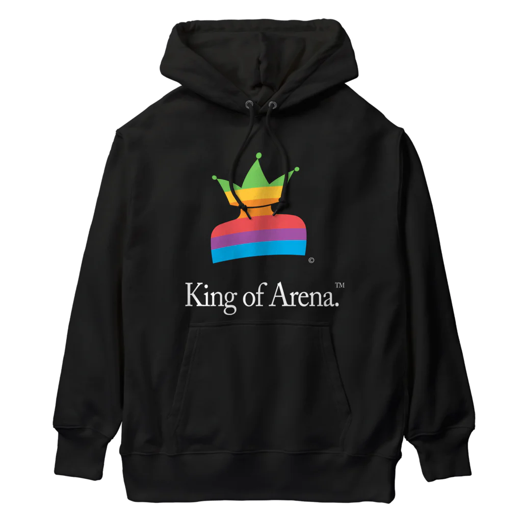 King of Arenaの"Think Arena" Rainbow Logo Heavyweight Hoodie