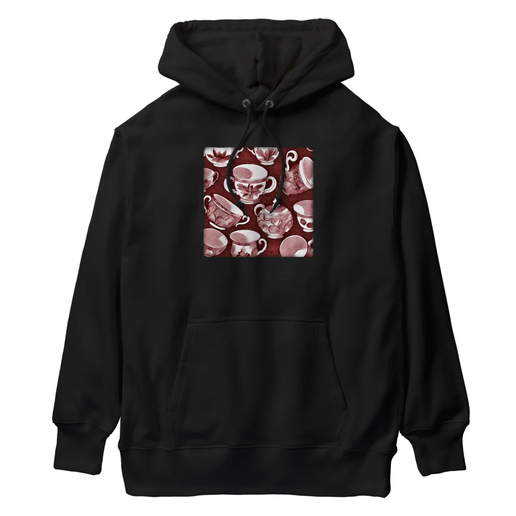 (っ◔◡◔)っ ♥ Le Petit Trésor ♥の花の詩カップ(The Flower Poetry Cup) Heavyweight Hoodie