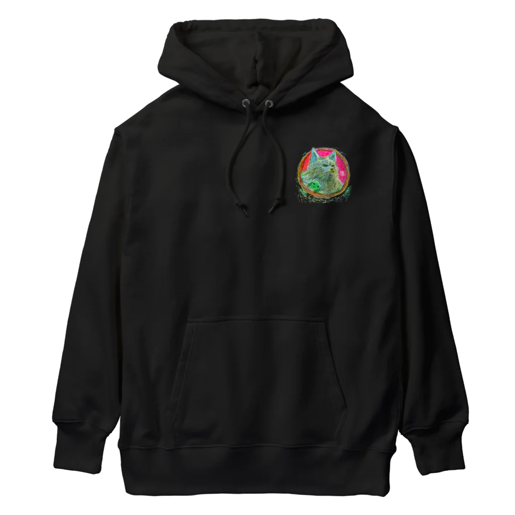 仙人掌/sabotenのワーウルフとサボテン Heavyweight Hoodie