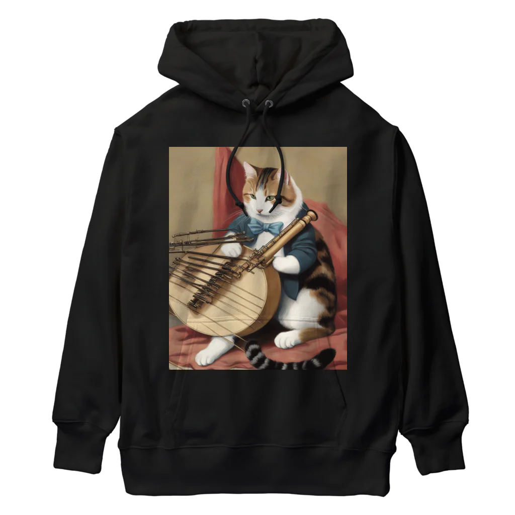 F2 Cat Design Shopの orchestra cat 001 Heavyweight Hoodie