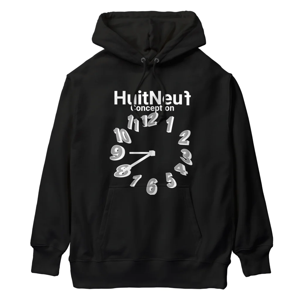 HuitNeuf ConceptionのHuitNeuf Conception ロゴ ヘビーウェイトパーカー
