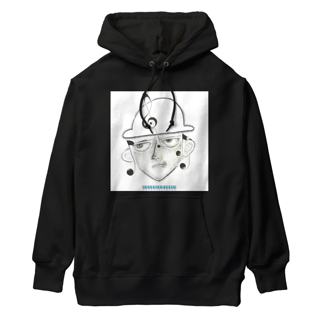 KETOPIKETOPISのアンブレラ音符　バーコードKETOPIS Heavyweight Hoodie