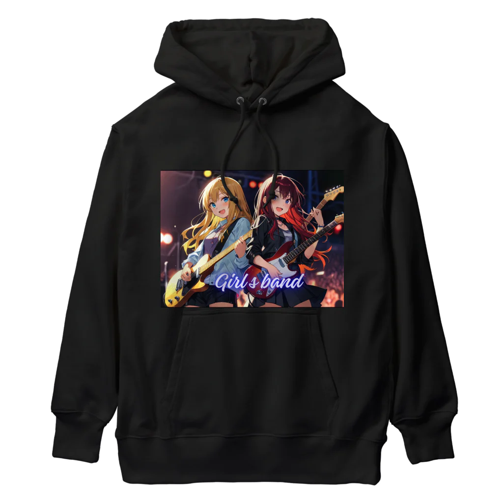 HokutoKenのガールズバンド！ Heavyweight Hoodie