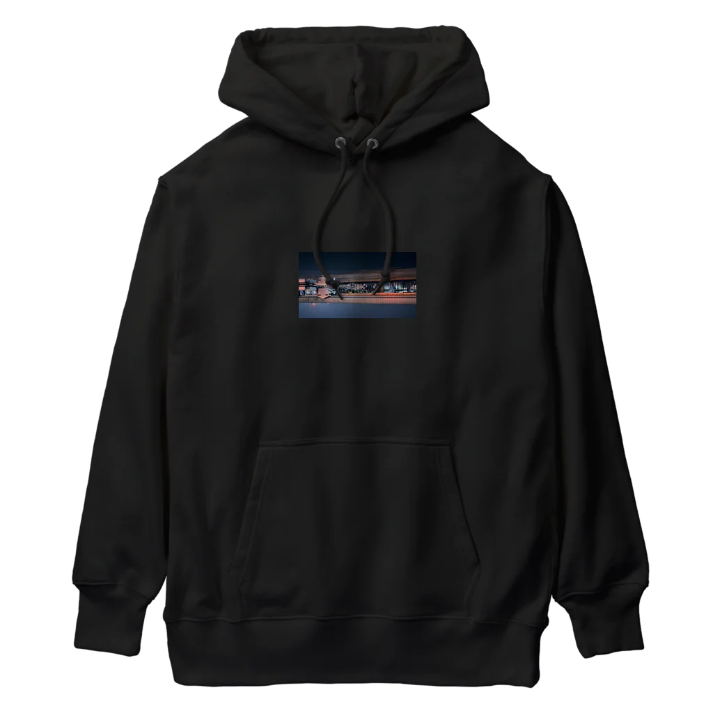 紫陽の海と夜空 Heavyweight Hoodie