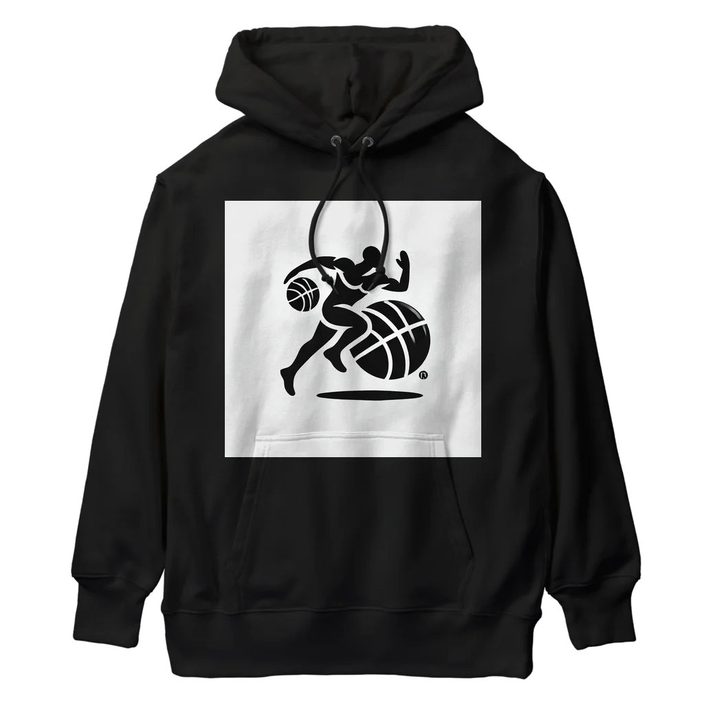 yumayumaのバスケットマン Heavyweight Hoodie