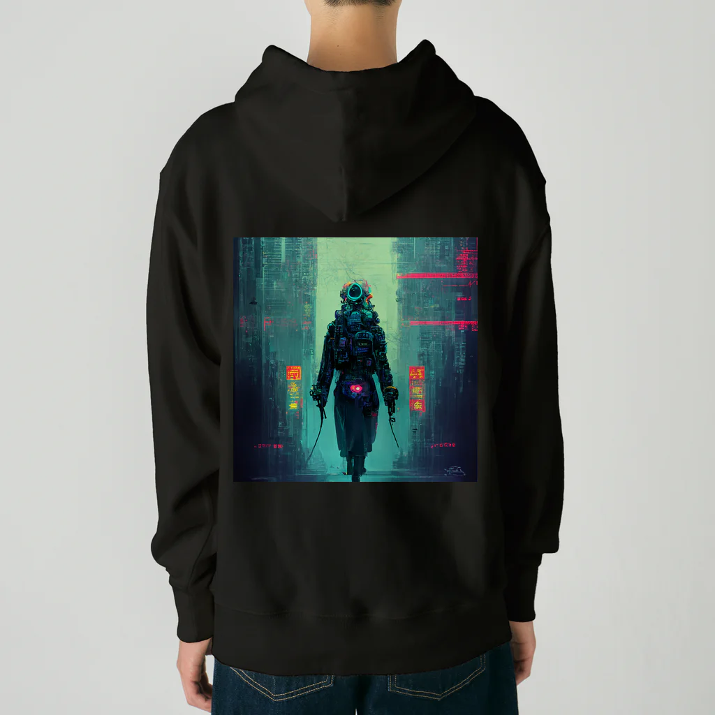 カプラのサイバー攻撃 Heavyweight Hoodie