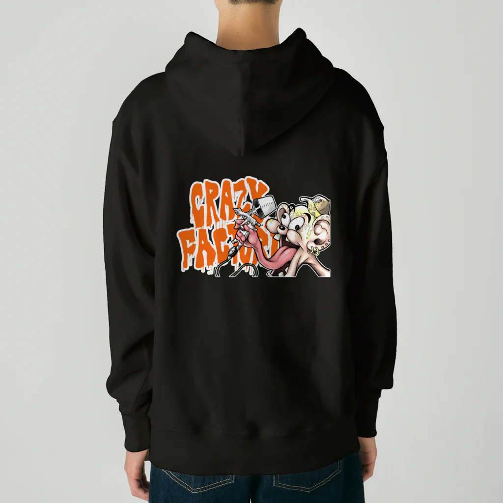 crazy factoryの爆音ニンジン Heavyweight Hoodie