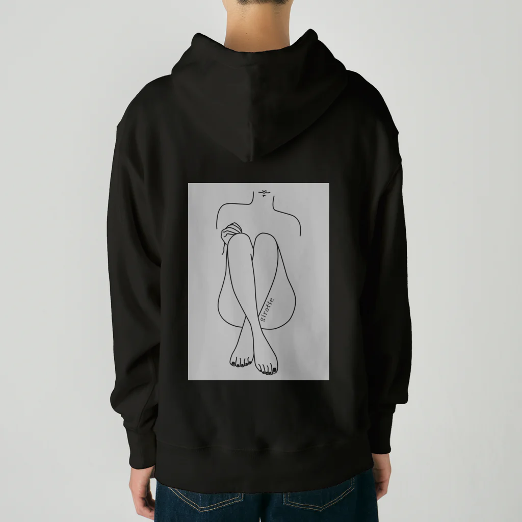 じらふ。のnude_x（パーカー） Heavyweight Hoodie