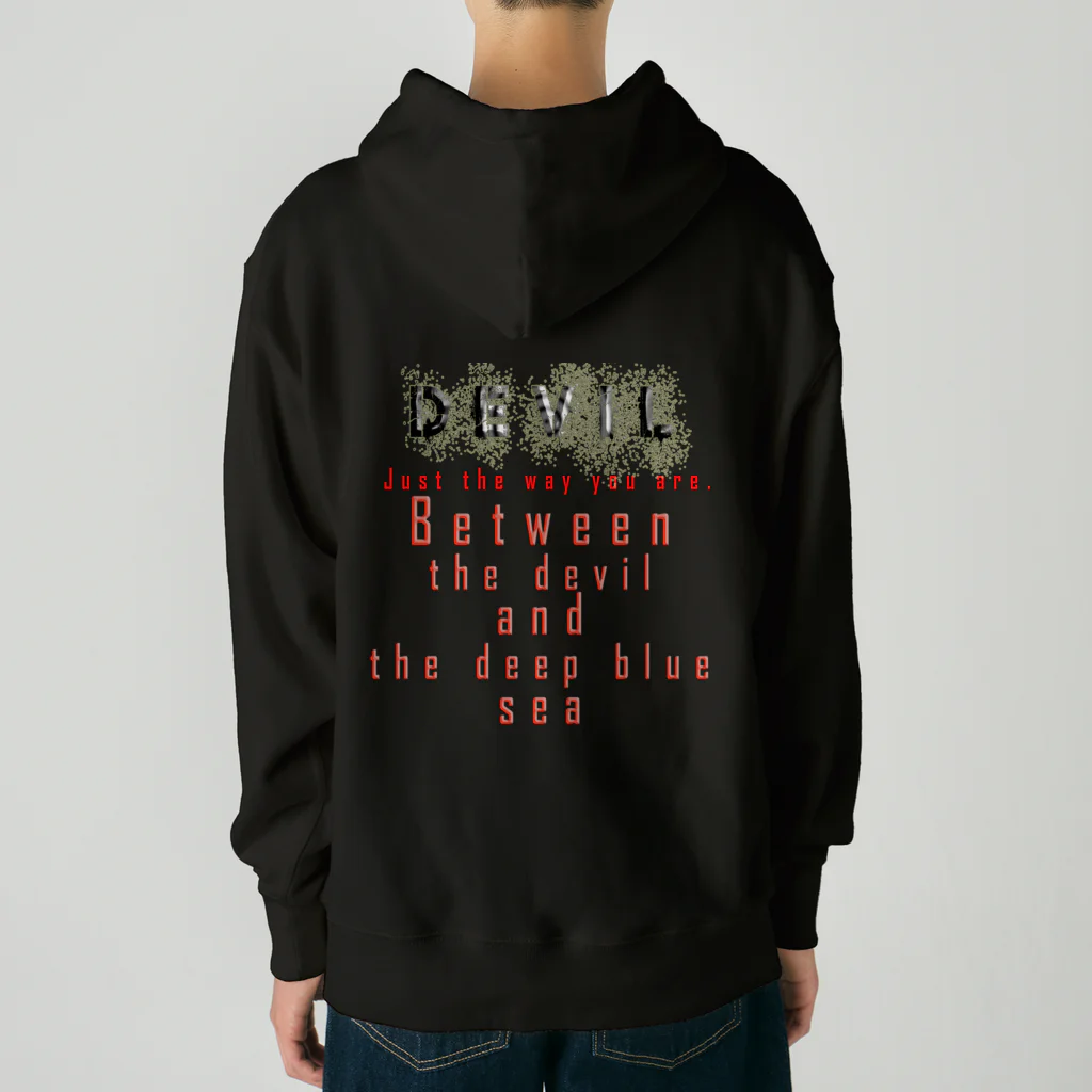 PALA's SHOP　cool、シュール、古風、和風、のDEVIL　「Just the way you are .」 Heavyweight Hoodie