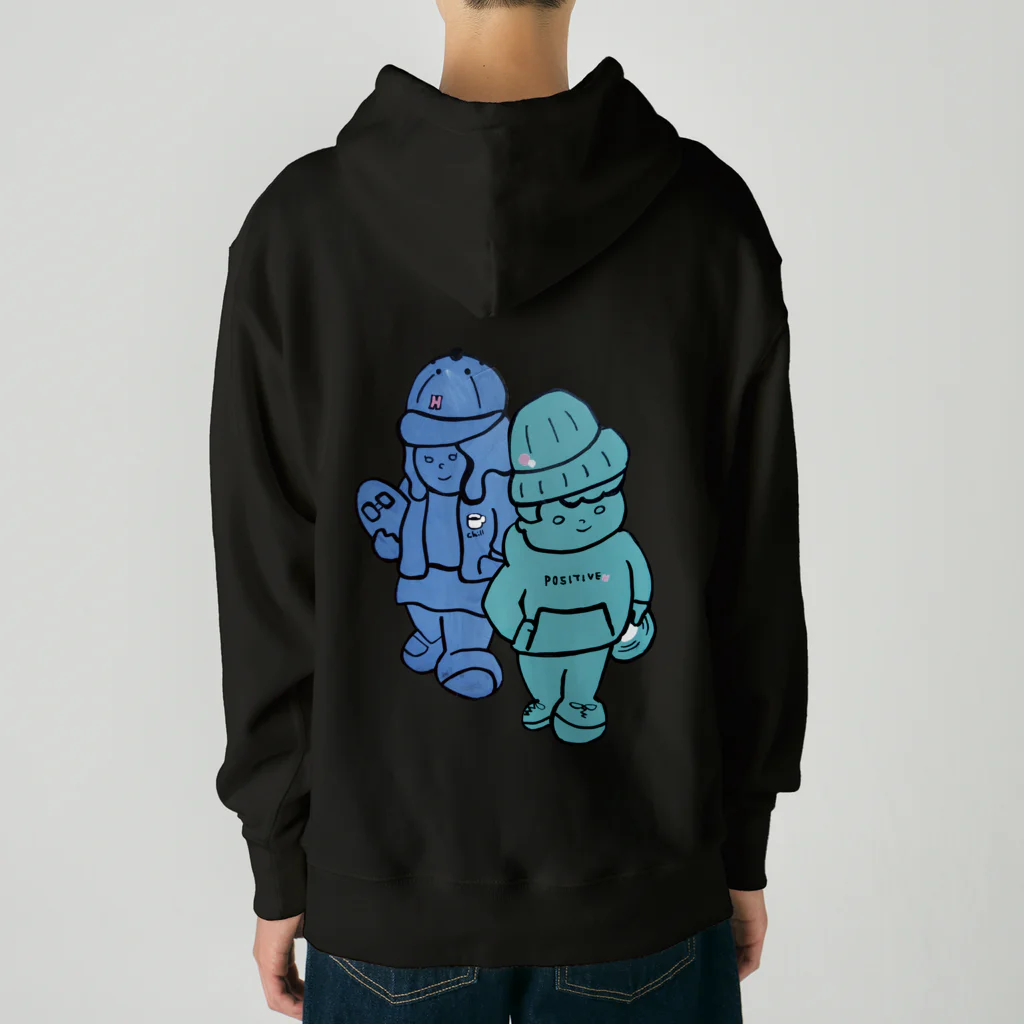 trackmakerのシティボーイくんとシティガールちゃん Heavyweight Hoodie