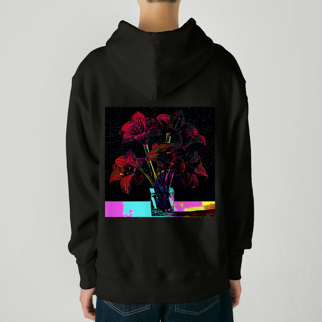 水草のサイケデリックなアマリリス Ⅱ Heavyweight Hoodie