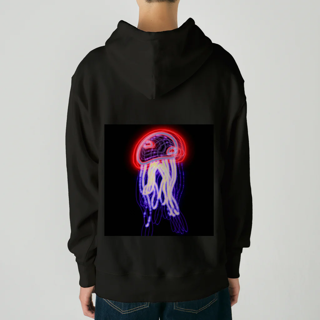 mmmzKのjellyfish_ネオン Heavyweight Hoodie