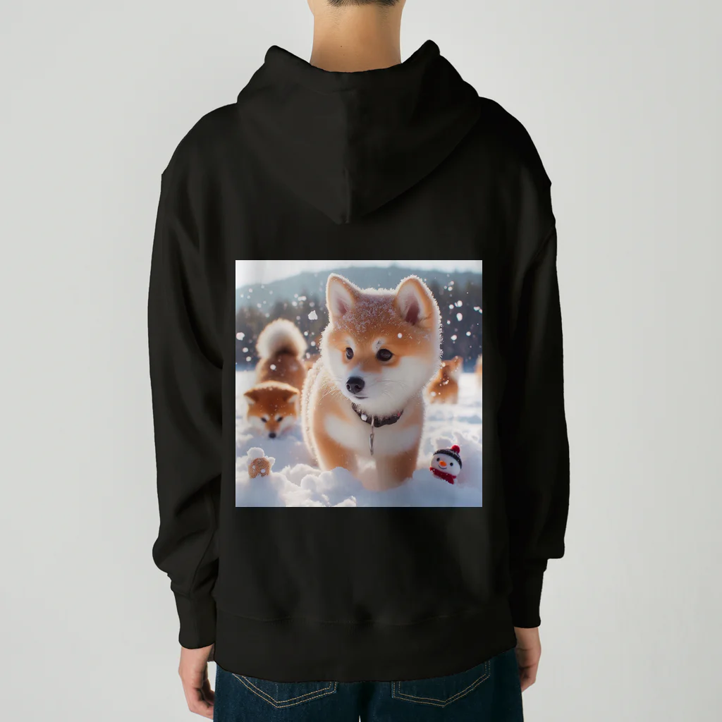 ANTARESのモフモフ歩きにくい（柴犬） Heavyweight Hoodie