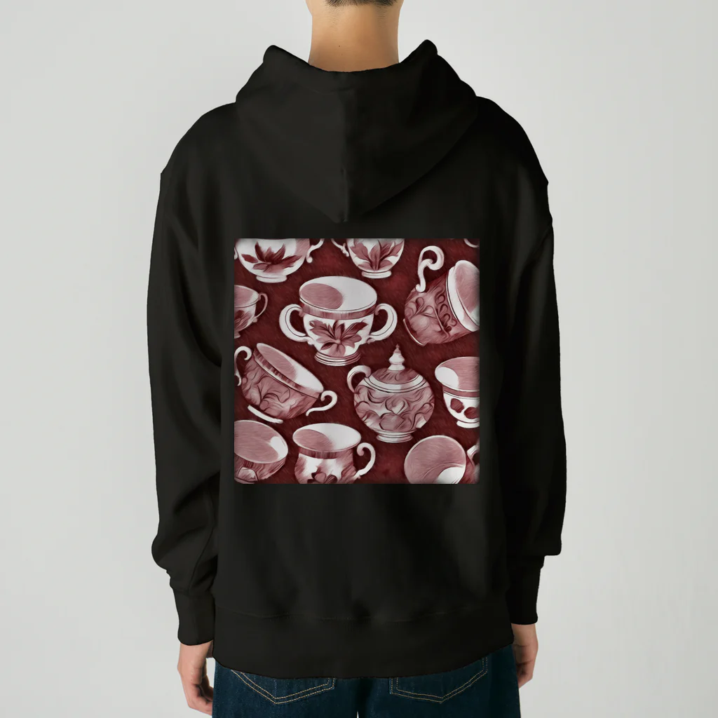 (っ◔◡◔)っ ♥ Le Petit Trésor ♥の花の詩カップ(The Flower Poetry Cup) Heavyweight Hoodie