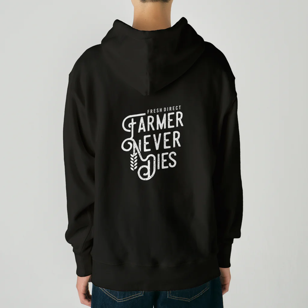 Wasshoy CREATIVE LABOの【New】FARMER NEVER DIES series ヘビーウェイトパーカー